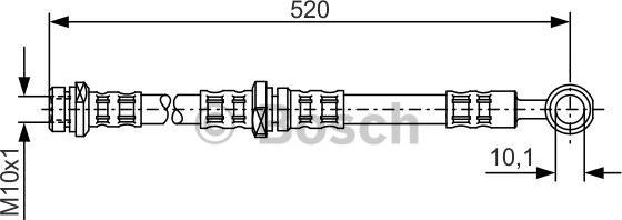 BOSCH 1 987 476 767 - Əyləc şlanqı furqanavto.az