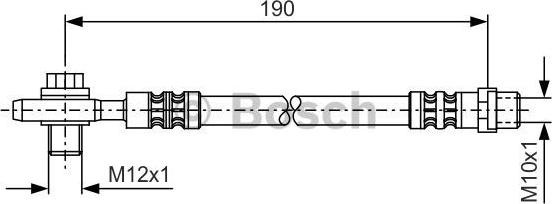 BOSCH 1 987 476 719 - Əyləc şlanqı furqanavto.az