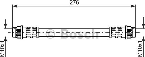 BOSCH 1 987 476 712 - Əyləc şlanqı furqanavto.az