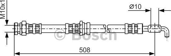 BOSCH 1 987 476 733 - Əyləc şlanqı furqanavto.az