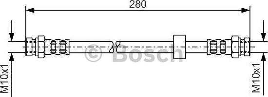 BOSCH 1 987 476 732 - Əyləc şlanqı furqanavto.az