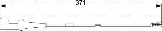 BOSCH 1987473553 - Xəbərdarlıq Kontakt, əyləc padinin aşınması furqanavto.az