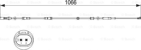 BOSCH 1987473501 - Xəbərdarlıq Kontakt, əyləc padinin aşınması furqanavto.az