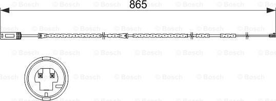 BOSCH 1 987 473 519 - Xəbərdarlıq Kontakt, əyləc padinin aşınması furqanavto.az