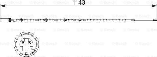 BOSCH 1 987 473 517 - Xəbərdarlıq Kontakt, əyləc padinin aşınması furqanavto.az