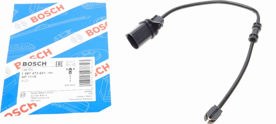 BOSCH 1 987 473 601 - Xəbərdarlıq Kontakt, əyləc padinin aşınması furqanavto.az