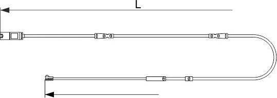 BOSCH 1 987 473 621 - Xəbərdarlıq Kontakt, əyləc padinin aşınması furqanavto.az