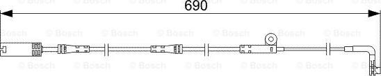 BOSCH 1 987 473 046 - Xəbərdarlıq Kontakt, əyləc padinin aşınması furqanavto.az