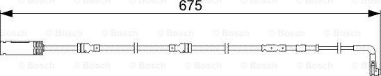 BOSCH 1 987 473 051 - Xəbərdarlıq Kontakt, əyləc padinin aşınması furqanavto.az