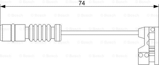 BOSCH 1 987 473 008 - Xəbərdarlıq Kontakt, əyləc padinin aşınması furqanavto.az