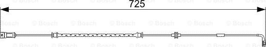 BOSCH 1 987 473 017 - Xəbərdarlıq Kontakt, əyləc padinin aşınması furqanavto.az