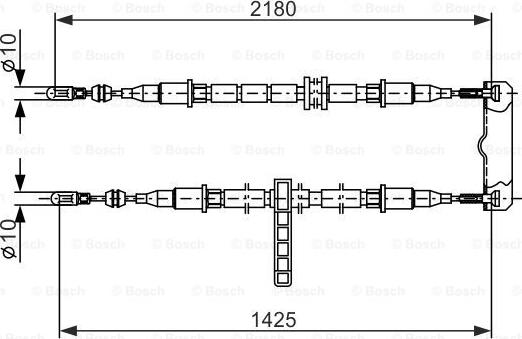 BOSCH 1 987 477 895 - Kabel, dayanacaq əyləci furqanavto.az