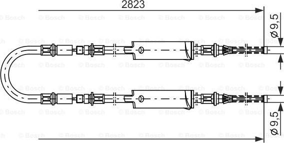 BOSCH 1 987 477 369 - Kabel, dayanacaq əyləci furqanavto.az