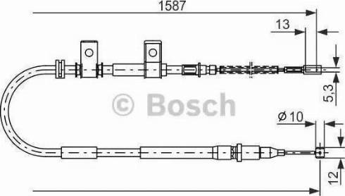 Parts-Mall PTC-023 - Kabel, dayanacaq əyləci furqanavto.az