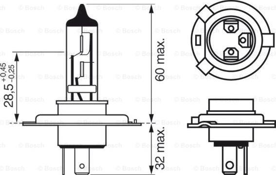 BOSCH 1 987 301 435 - Lampa, işıqfor furqanavto.az