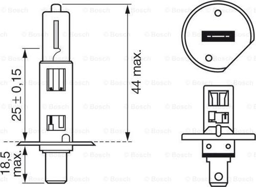 BOSCH 1 987 301 005 - Lampa, işıqfor furqanavto.az