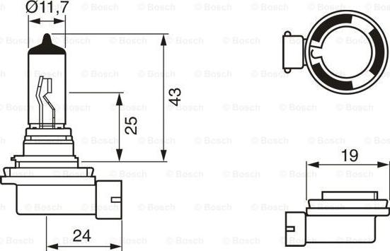 BOSCH 1 987 301 340 - Lampa, işıqfor furqanavto.az