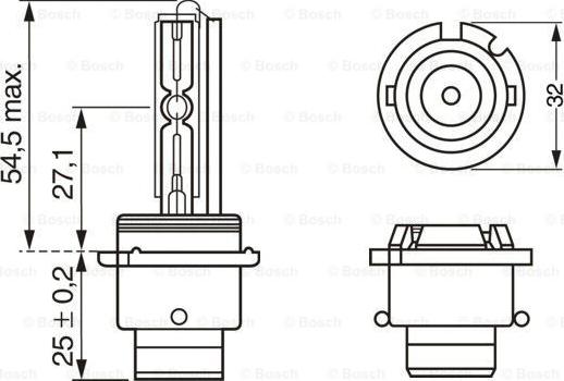 BOSCH 1 987 302 910 - Lampa, fara furqanavto.az