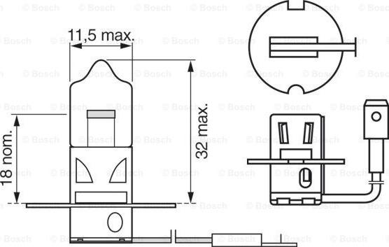 BOSCH 1 987 302 431 - Lampa, işıqfor furqanavto.az