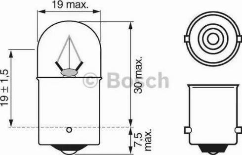 BOSCH 1 987 302 511 - Lampa, alət işıqlandırması furqanavto.az