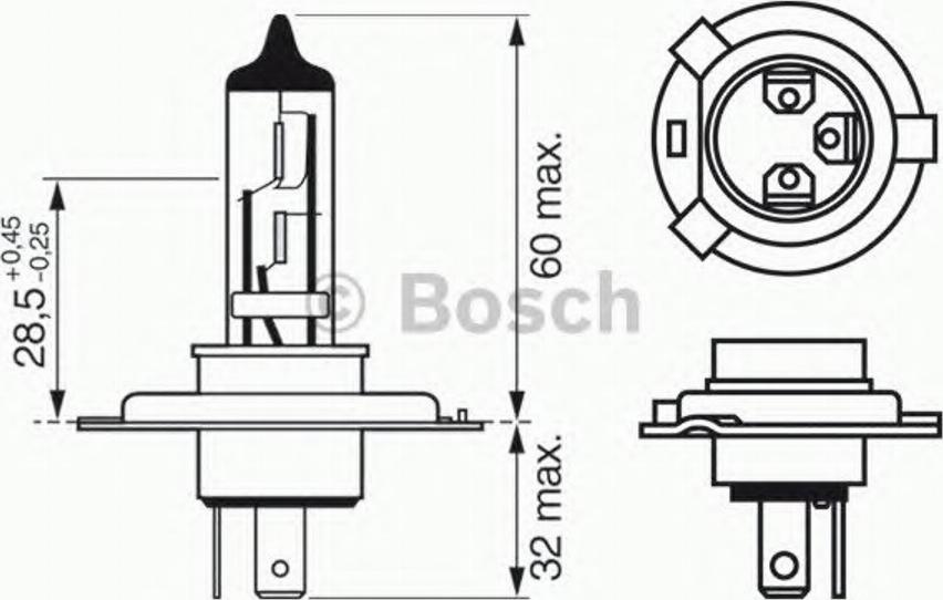 BOSCH 1987302043 - Lampa, işıqfor furqanavto.az