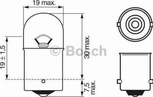 BOSCH 1 987 302 283 - Lampa, arxa işıq www.furqanavto.az