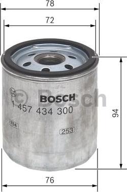 BOSCH 1 457 434 300 - Yanacaq filtri furqanavto.az