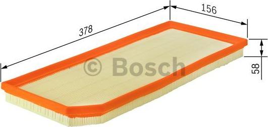 BOSCH 1 457 433 065 - Hava filtri furqanavto.az