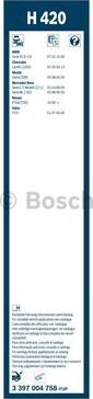 BOSCH 3 397 004 758 - Sülən Bıçağı furqanavto.az