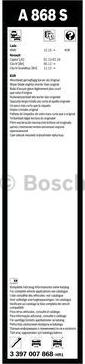 BOSCH 3 397 007 868 - Sülən Bıçağı furqanavto.az