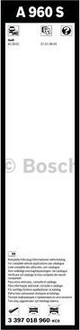 BOSCH 3 397 018 960 - Sülən Bıçağı furqanavto.az