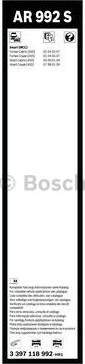 BOSCH 3 397 118 992 - Sülən Bıçağı furqanavto.az