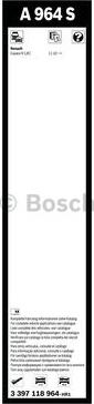 BOSCH 3 397 118 964 - Sülən Bıçağı furqanavto.az