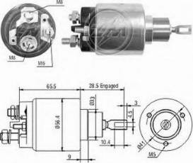 BOSCH 2339303706 - Solenoid açarı, başlanğıc furqanavto.az