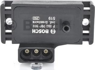 BOSCH F 000 99P 169 - Sensor, suqəbuledici manifold təzyiqi furqanavto.az