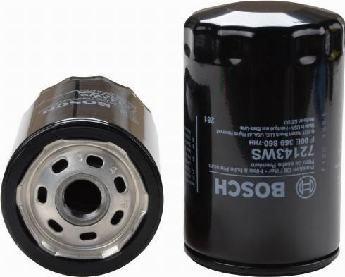 BOSCH F 00E 369 860 - Yağ filtri furqanavto.az