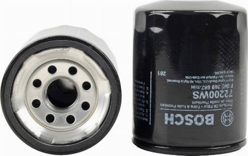 BOSCH F 00E 369 867 - Yağ filtri furqanavto.az