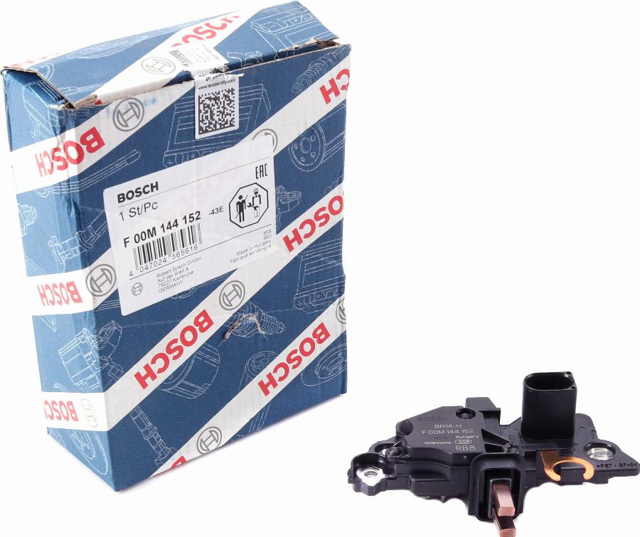 BOSCH F 00M 144 152 - Gərginlik tənzimləyicisi, alternator furqanavto.az