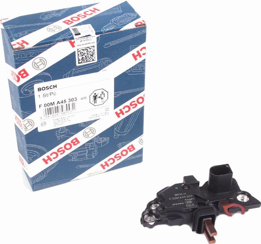 BOSCH F 00M A45 303 - Gərginlik tənzimləyicisi, alternator furqanavto.az