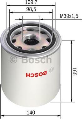 BOSCH F 026 404 012 - Hava qurutma kartuşu, sıxılmış hava sistemi furqanavto.az