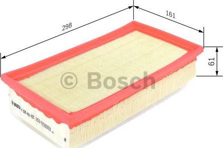 BOSCH F 026 400 433 - Hava filtri furqanavto.az