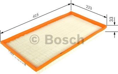 BOSCH F 026 400 505 - Hava filtri furqanavto.az