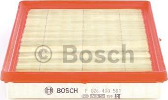 BOSCH F 026 400 581 - Hava filtri furqanavto.az