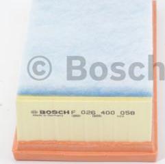 BOSCH F 026 400 058 - Hava filtri furqanavto.az