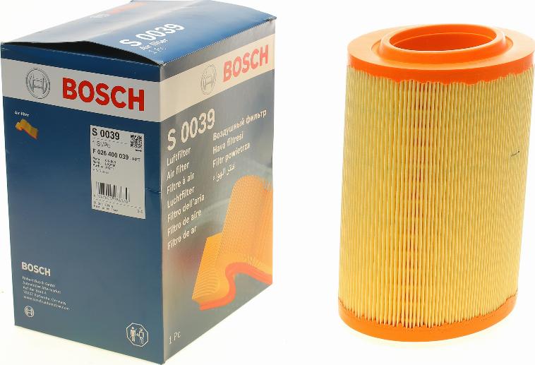 BOSCH F 026 400 039 - Hava filtri furqanavto.az