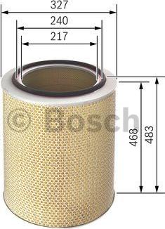 BOSCH F 026 400 078 - Hava filtri furqanavto.az