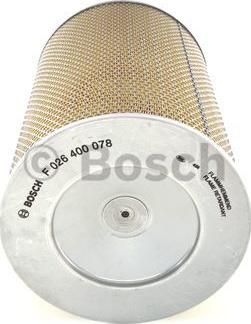 BOSCH F 026 400 078 - Hava filtri furqanavto.az