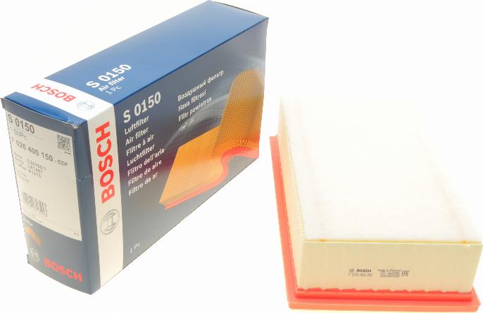 BOSCH F 026 400 150 - Hava filtri furqanavto.az