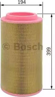 BOSCH F 026 400 124 - Hava filtri furqanavto.az