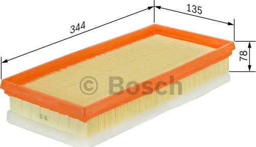 BOSCH F 026 400 172 - Hava filtri furqanavto.az